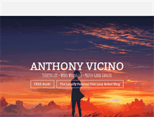Tablet Screenshot of anthonyvicino.com